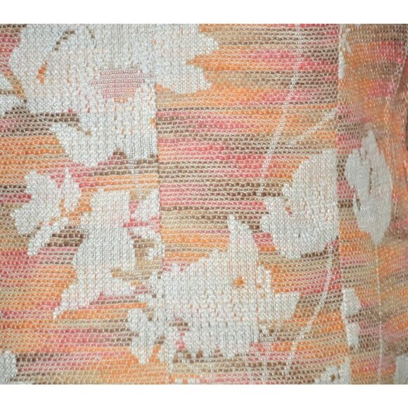 Alfred Dunner Ladies 10 Tweed Button Front Blazer Jacket Floral Office Event - Picture 9 of 12